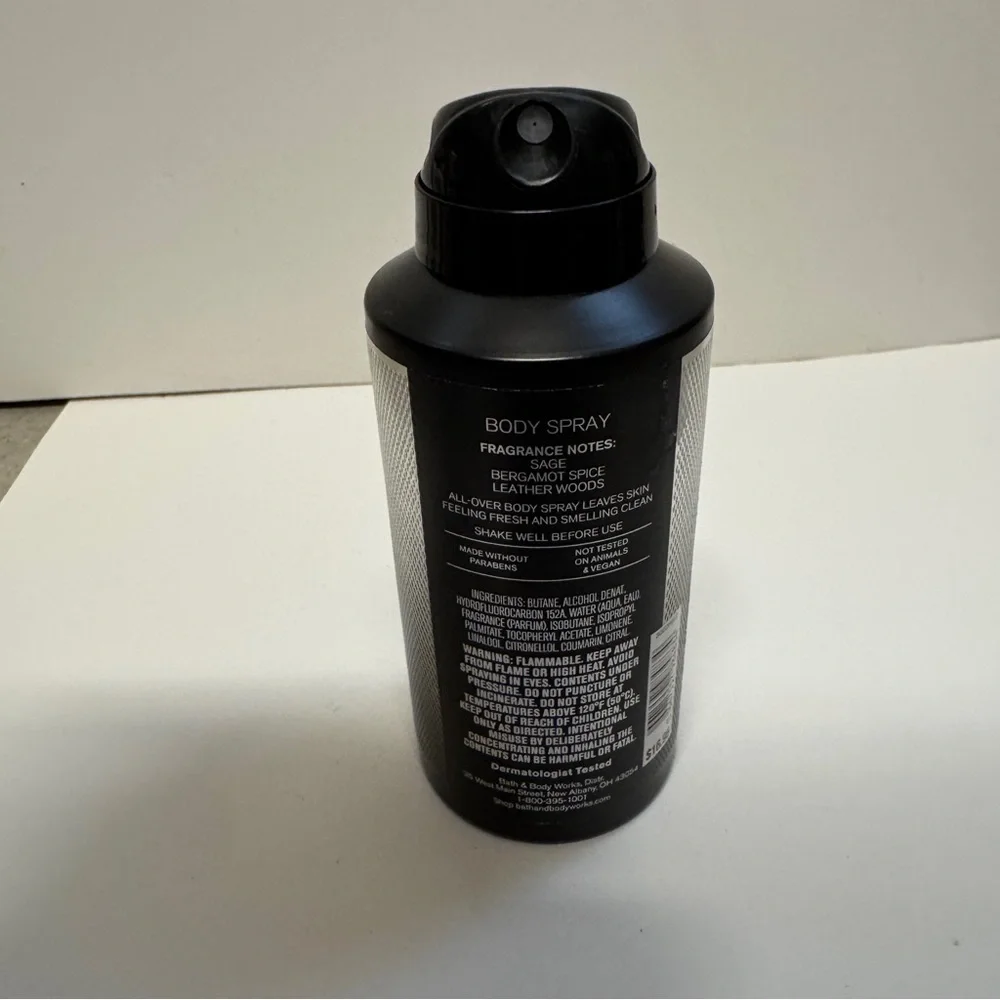 Bath Body Works Graphite Body Spray 3.7 OZ